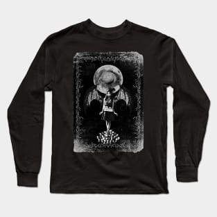 DenialJ Evil Merch - Horror Collage Artwork Long Sleeve T-Shirt